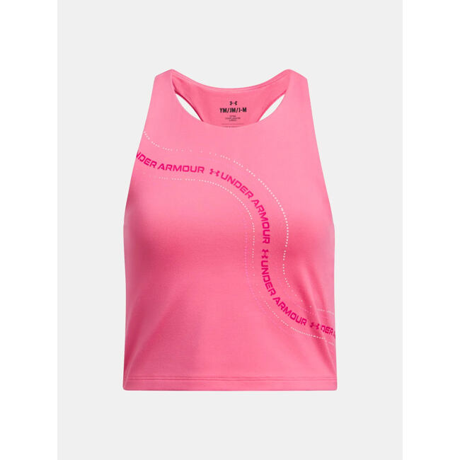 Dívčí tílko Under Armour G Motion Branded Crop Tank
